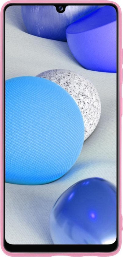 Samsung A42 Hoesje Siliconen Backcover Lichtgewicht - Lichtroze