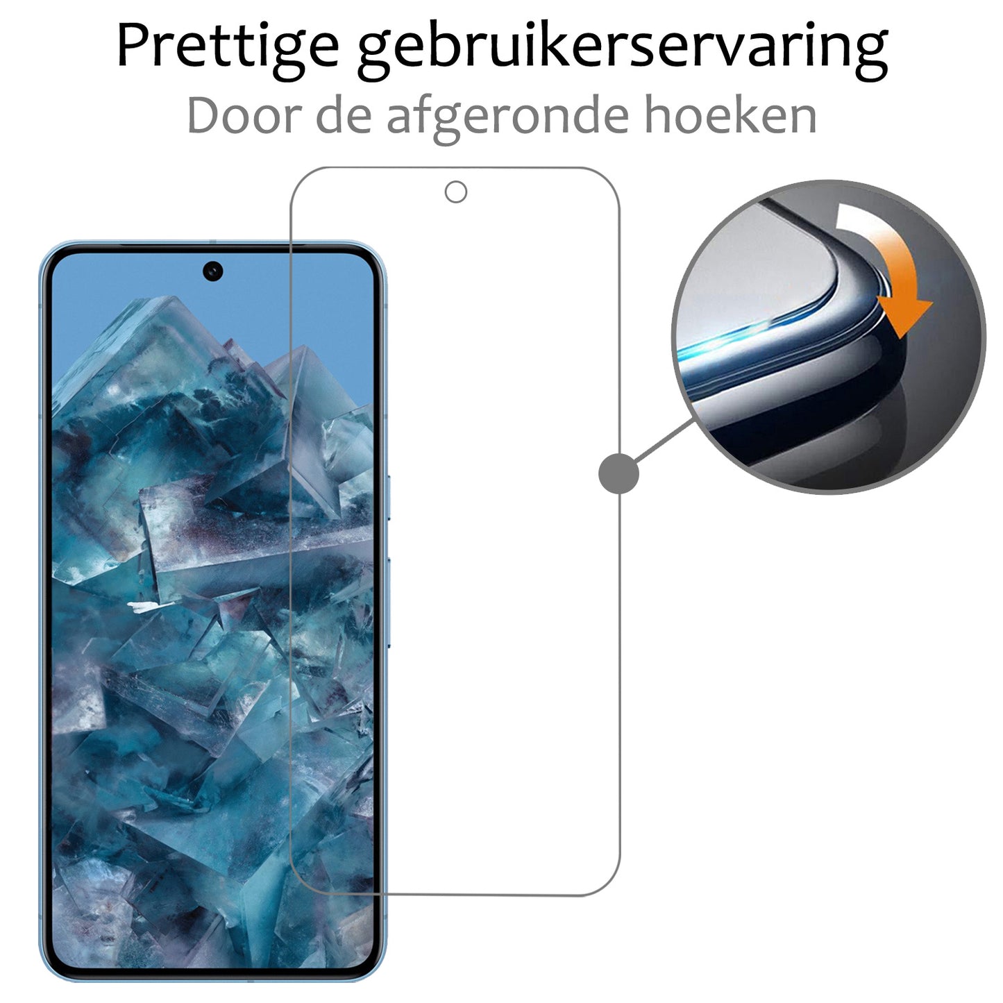 Google Pixel 8 Pro Screenprotector Tempered Glass