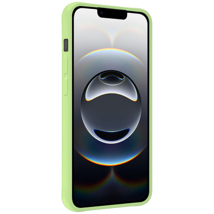 iPhone 16e Hoesje Siliconen Backcover Lichtgewicht - Groen