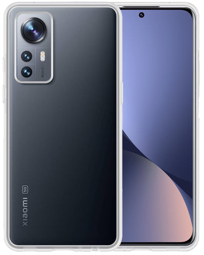 Xiaomi 12 Hoesje Siliconen Backcover Lichtgewicht - Transparant