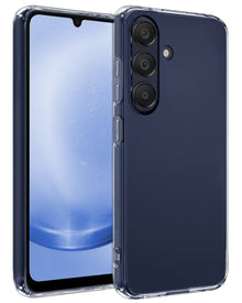 Samsung A25 Hoesje Siliconen Backcover Lichtgewicht - Transparant