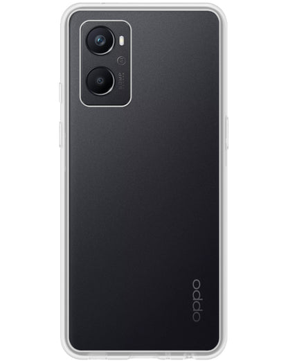 OPPO A76 Hoesje Siliconen Backcover Lichtgewicht - Transparant