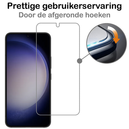 Samsung S23 Plus Screenprotector Gehard Glas - Anti-kras