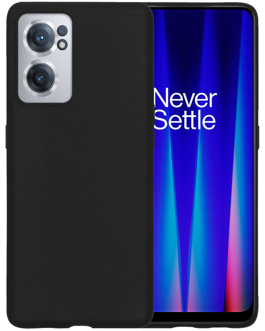 OnePlus Nord CE 2 Hoesje Siliconen - Zwart