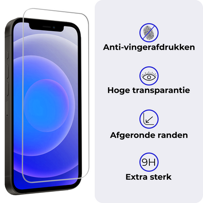 iPhone 12 Mini Screenprotector Gehard Glas met Installatieframe