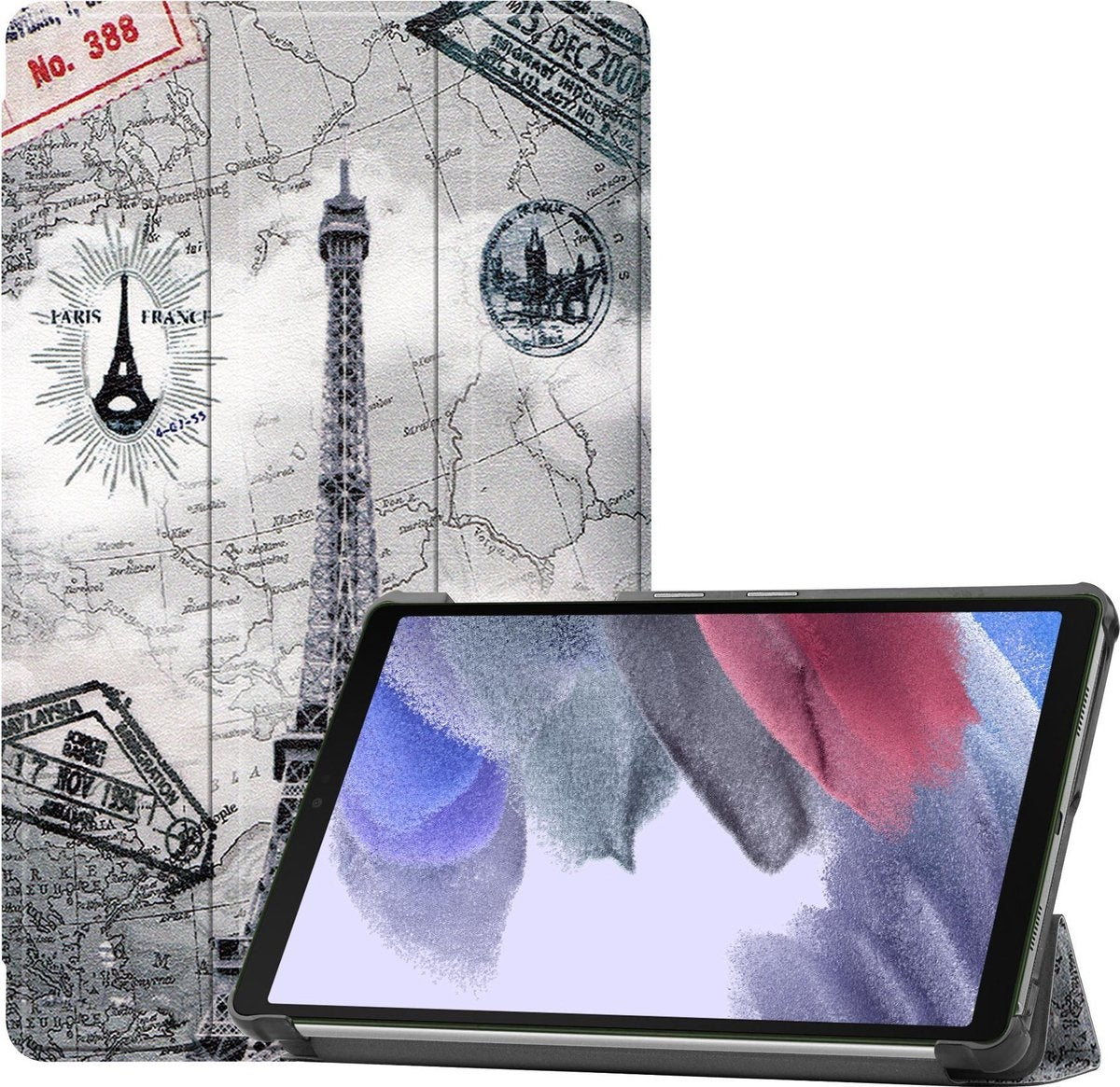 Samsung Galaxy Tab A7 Lite Hoesje Book Case - Eiffeltoren