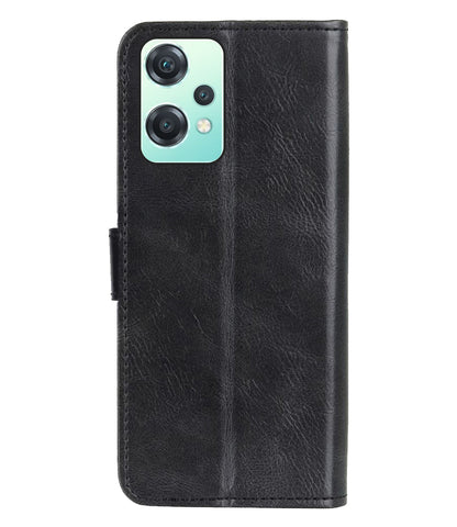 OnePlus Nord CE 2 Lite Hoesje Bookcase Cover met Kaarthouder - Zwart