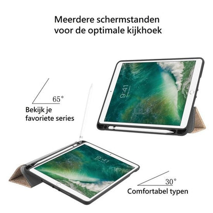 iPad Air 1/2 / Pro 9.7 / 2017/2018 Hoesje Book Case - Rosðð goud