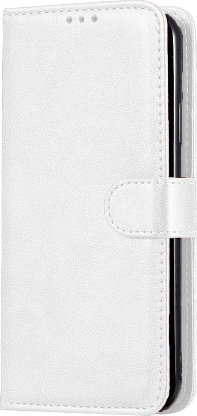 Samsung A41 Hoesje Book Case Kunstleer - Wit