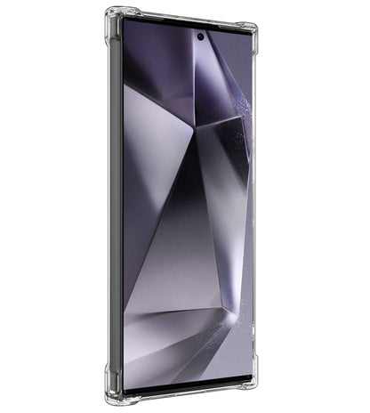 Samsung S24 Ultra Hoesje Shockproof Backcover Siliconen - Transparant