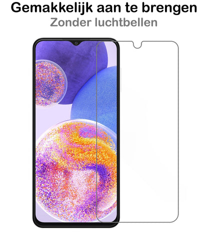 Samsung A23 Screenprotector Gehard Glas - Anti-kras