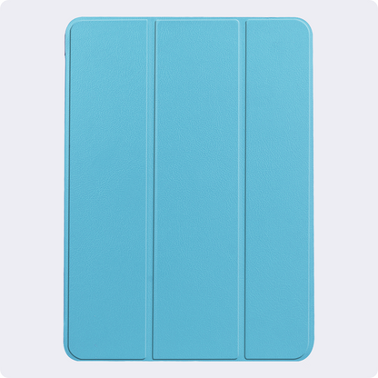 iPad Air 2024 (11 inch) Hoesje Book Case Met Apple Pencil Uitsparing - Lichtblauw