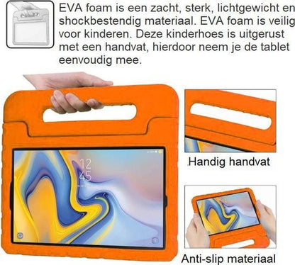 iPad 4 Kinderhoes Shockabsorberend Foam - Oranje