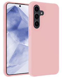 Samsung A55 Hoesje Siliconen Backcover Lichtgewicht - Lichtroze