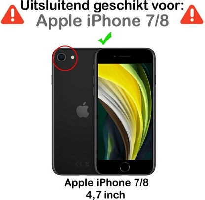 iPhone 7/8 Screenprotector Gehard Glas - Full Screen