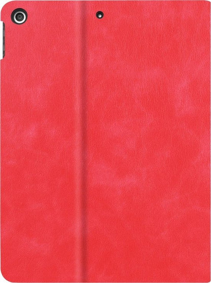 iPad 10.2 2019/2020 Trifold Bookcase Luxe Hoes - Rood