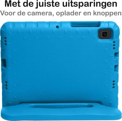 Samsung Galaxy Tab S6 Lite Kinderhoes Shockabsorberend Foam - Blauw
