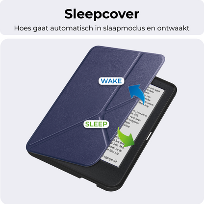 Kobo Clara BW Trifold Bookcase Hoes - Donkerblauw