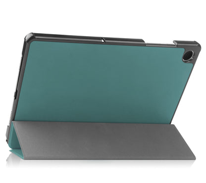 Samsung Galaxy Tab A9 Trifold Bookcase Hoes - Donkergroen