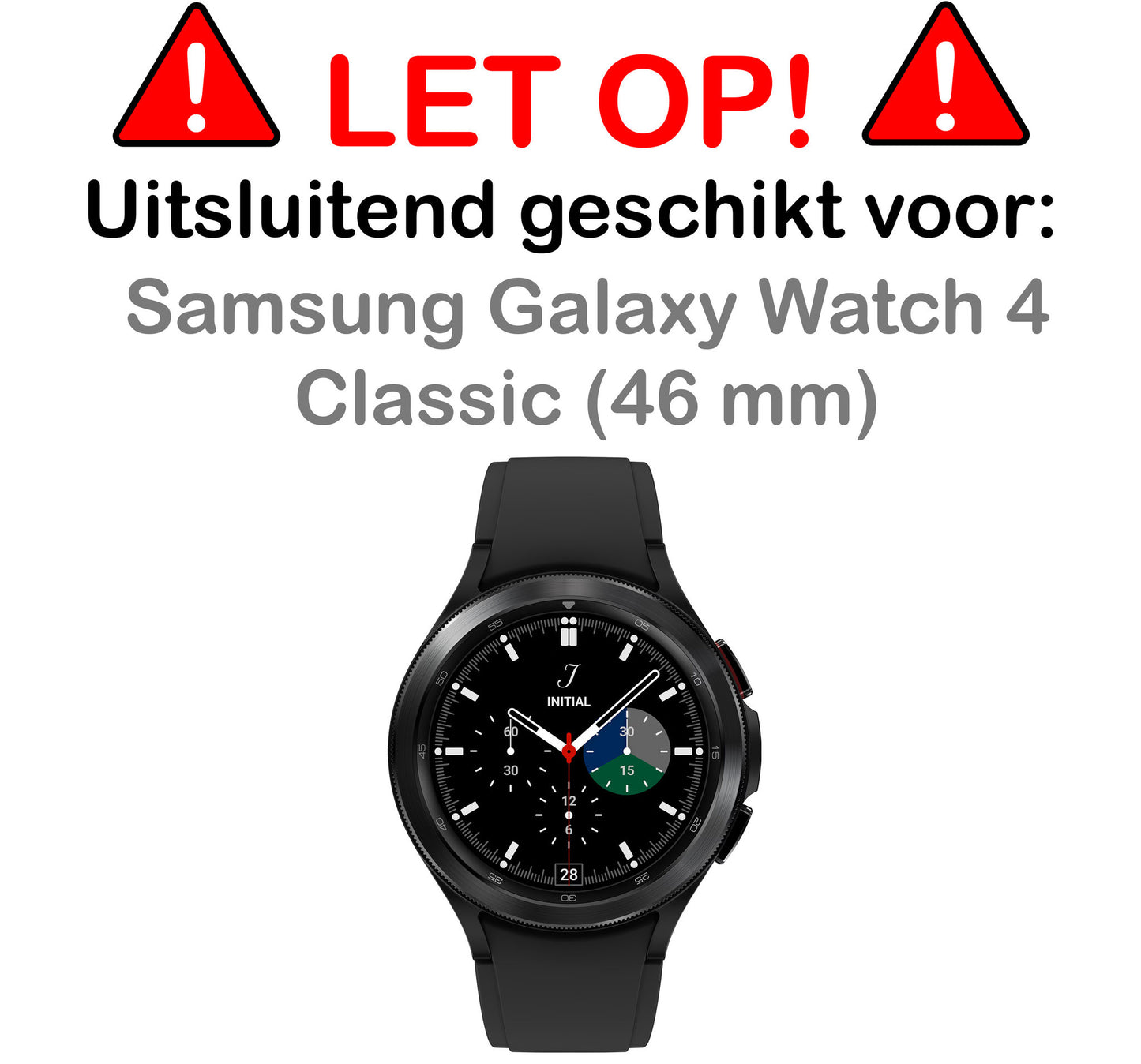 Samsung Galaxy Watch 4 Classic 46 mm Screenprotector Tempered Glass