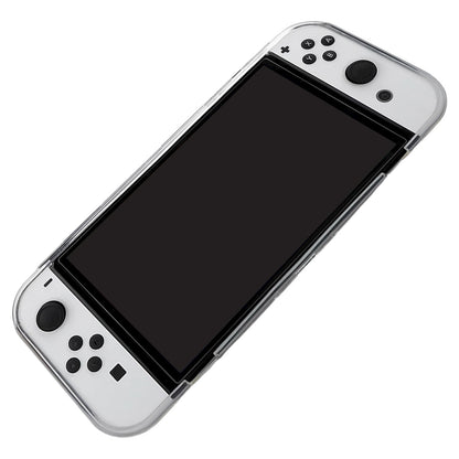 Nintendo Switch OLED Hoesje Siliconen Backcover Lichtgewicht - Transparant