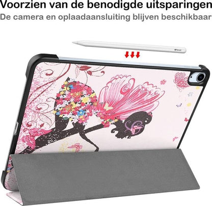 iPad Air 2020 Trifold Bookcase Hoes - Elfje