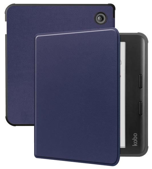 Kobo Libra Colour Hoesje Book Case - Donkerblauw