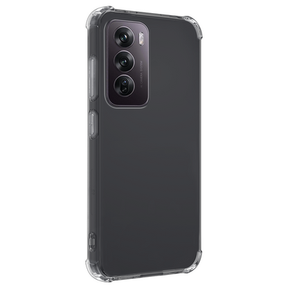 OPPO Reno 12 Hoesje Shockproof Backcover Siliconen - Transparant