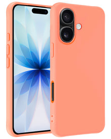 iPhone 17 Hoesje Siliconen Backcover Lichtgewicht - Perzik