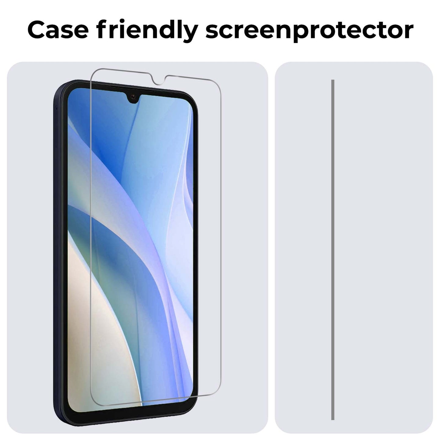 Samsung A15 Screenprotector Tempered Glass