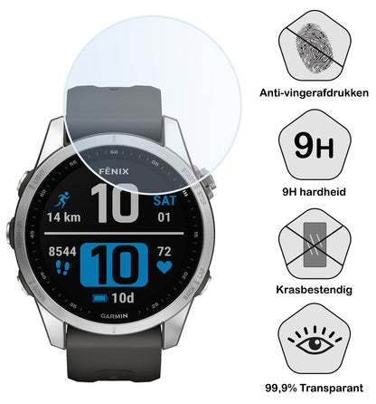 Garmin Fenix 7S Screenprotector Tempered Glass