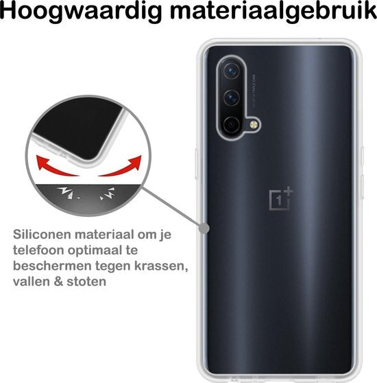 OnePlus Nord CE Hoesje Siliconen - Transparant