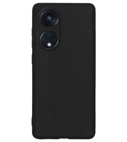 OPPO Reno 8T 4G Hoesje Siliconen Backcover Lichtgewicht - Zwart