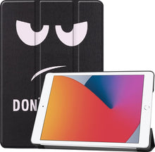 iPad 10.2 2020 Trifold Bookcase Hoes - Don't Touch Me