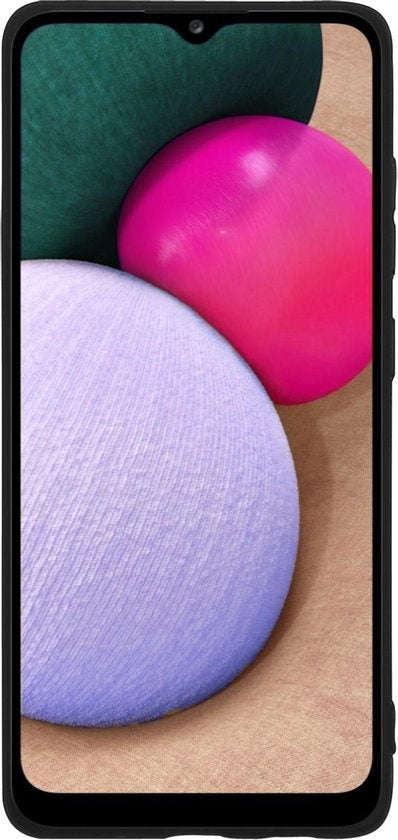 Samsung A02s Hoesje Siliconen Backcover Lichtgewicht - Zwart