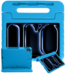 iPad Pro 2024 (11 inch) Kinderhoes Shockabsorberend Foam - Blauw