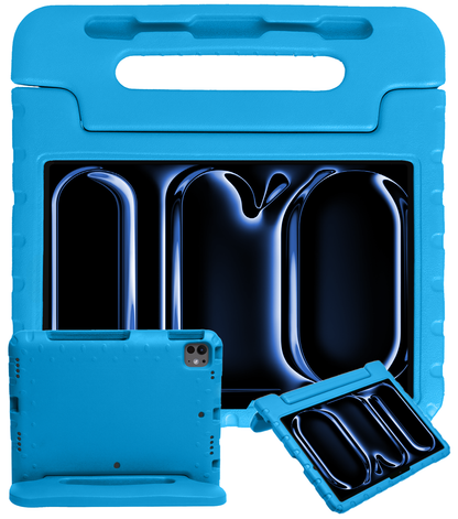 iPad Pro 2024 (11 inch) Kinderhoes Shockabsorberend Foam - Blauw