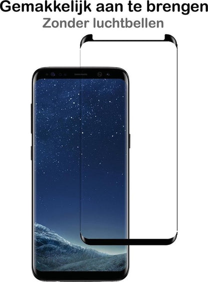 Samsung S8 Screenprotector Full Cover Tempered Glass