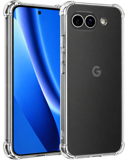 Google Pixel 10a Hoesje Shockproof Backcover Siliconen - Transparant