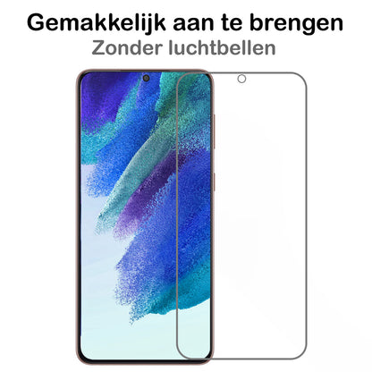 Samsung S21 FE Screenprotector Gehard Glas - Anti-kras
