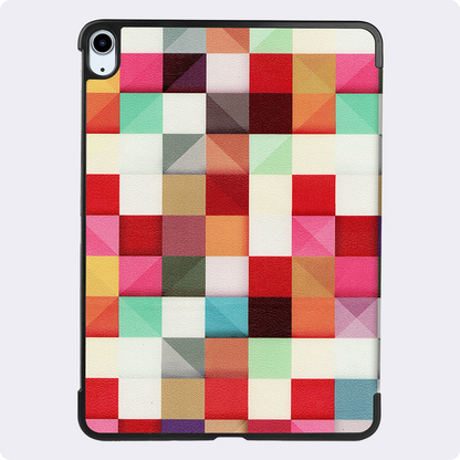 iPad Air 2024 / 2025 (11 inch) Trifold Bookcase Hoes - Blokken