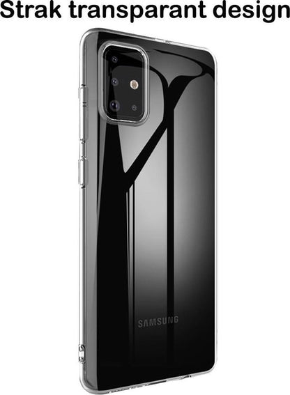 Samsung S20 Ultra Hoesje Siliconen Backcover Lichtgewicht - Transparant