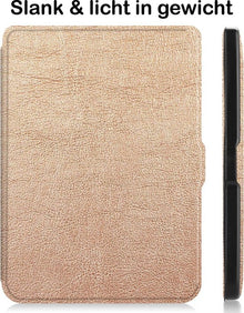 Kobo Clara HD Bookcase Hoes Shockabsorberend - Rosé Goud
