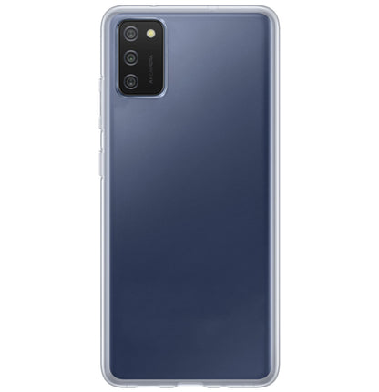 Samsung A03s Hoesje Siliconen Backcover Lichtgewicht - Transparant