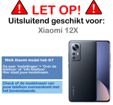 Xiaomi 12X Hoesje Siliconen Backcover Lichtgewicht - Rood