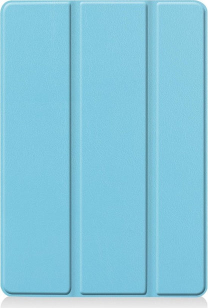 iPad 10.2 2019 Trifold Bookcase Hoes - Lichtblauw