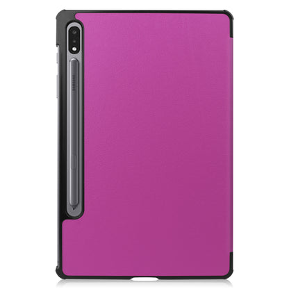 Samsung Galaxy Tab S8 Plus Trifold Bookcase Hoes - Paars