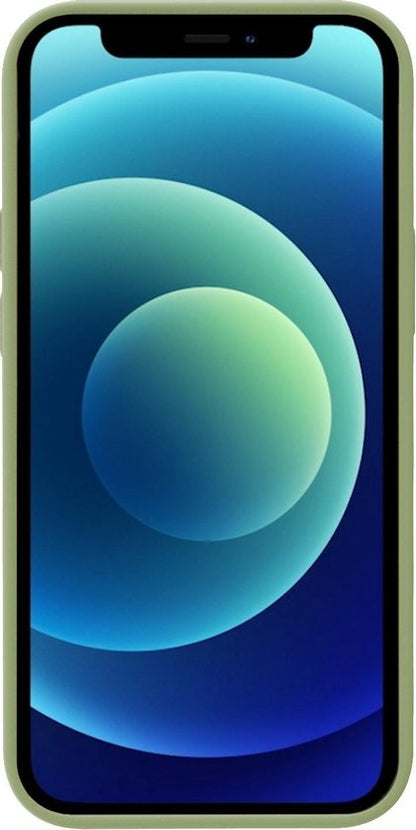 iPhone 12 Pro Max Hoesje Siliconen Backcover Lichtgewicht - Groen