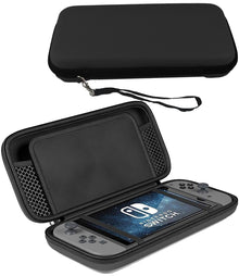 Nintendo Switch OLED Hard Cover Hoes met Koord -Zwart