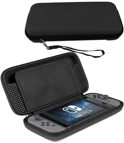 Nintendo Switch OLED Hard Cover Hoes met Koord -Zwart